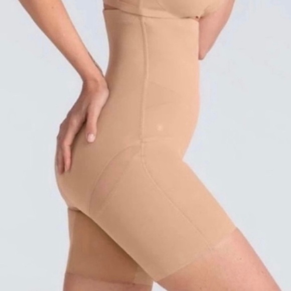 Honeylove Women's Superpower Shorts Sand
Brown Compression Flexible Boning Small - Picture 4 of 14